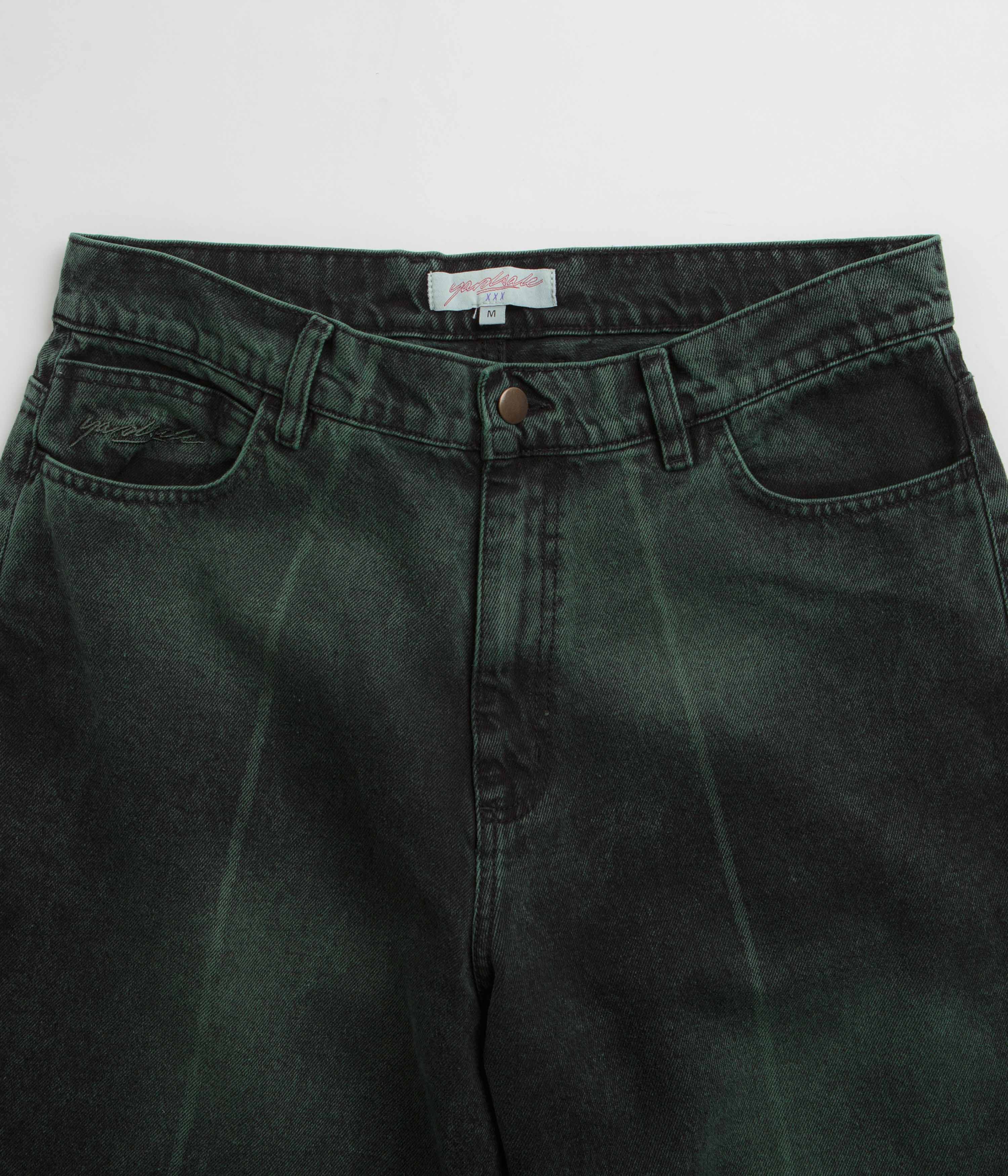 Yardsale Bleached Phantasy Jeans - Emerald - Image 4
