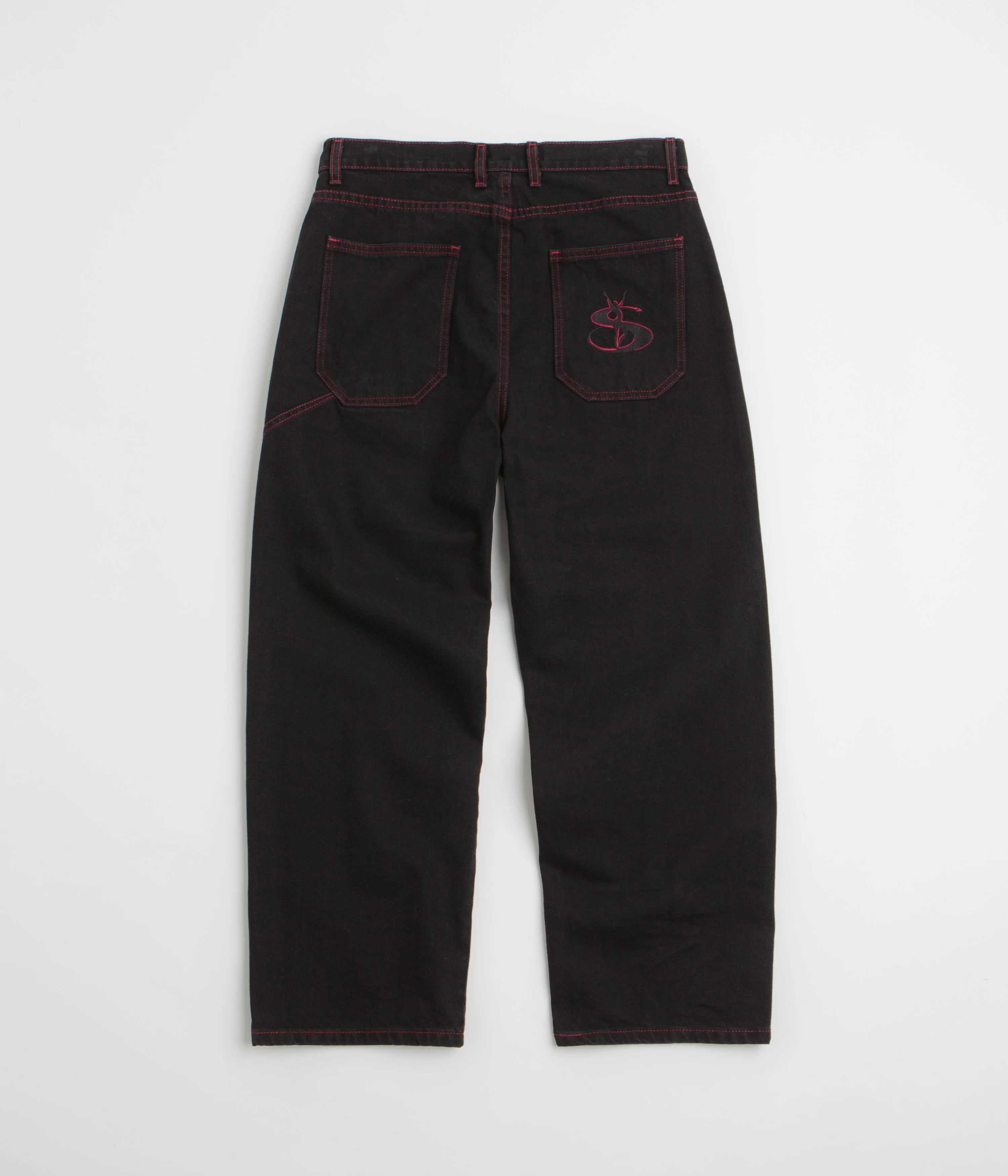 Yardsale Phantasy Jeans - Black / Red - Image 3