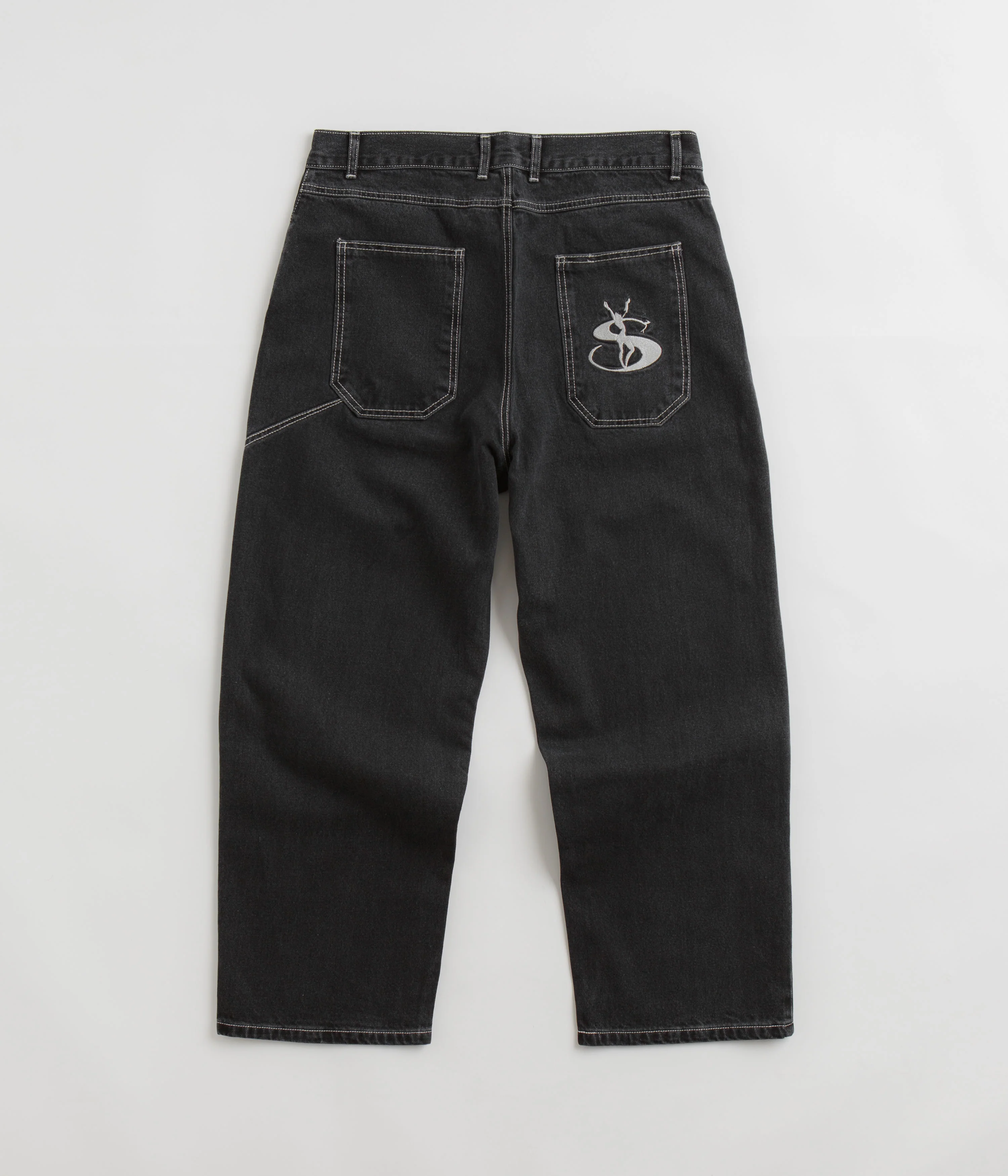 Yardsale Phantasy Jeans - Charcoal / Blue - Image 3