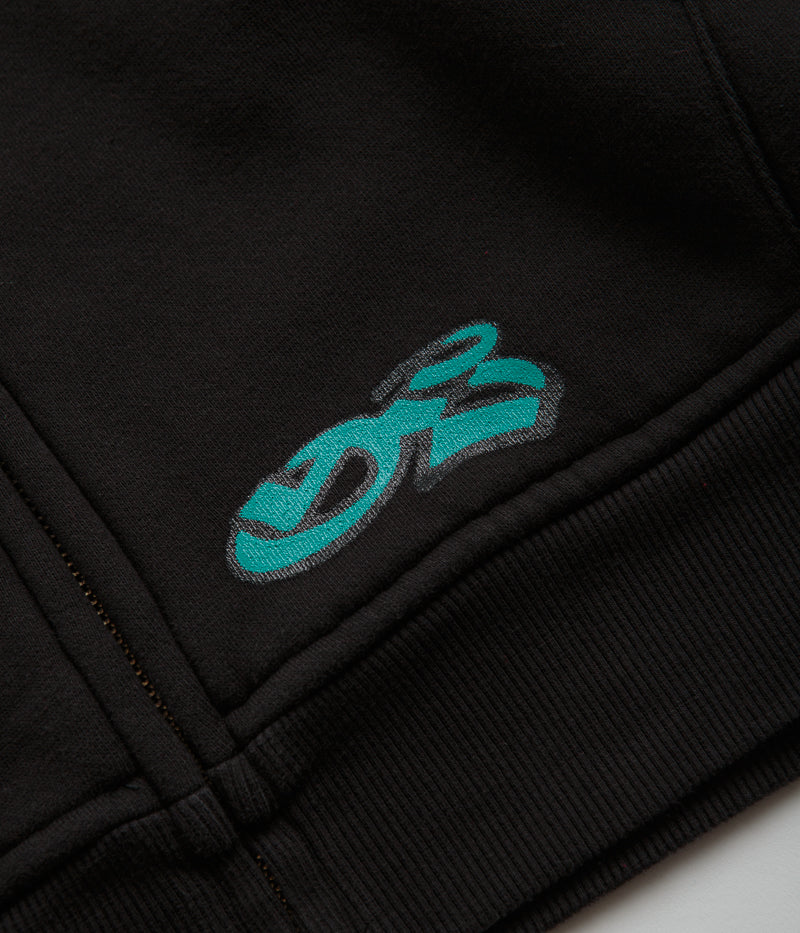 Yardsale Reversible Flannel Hoodie - Black - Image 6