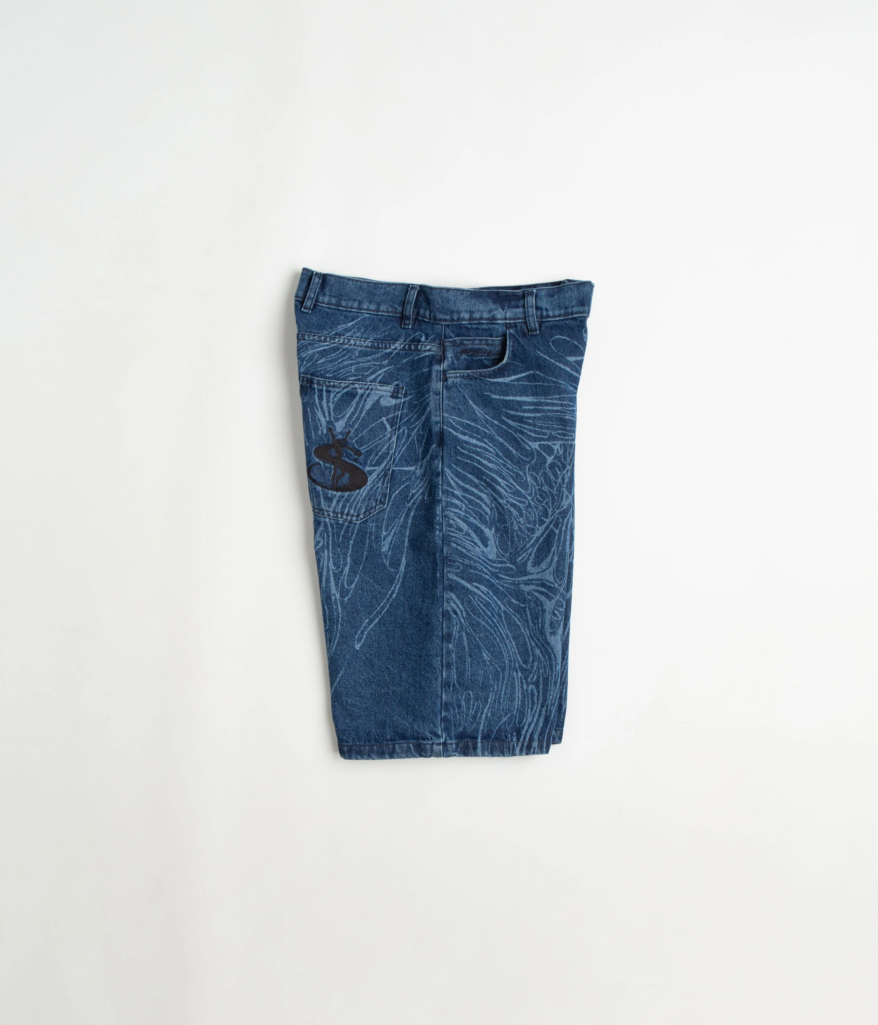 Yardsale Ripper Shorts - Denim - Image 2