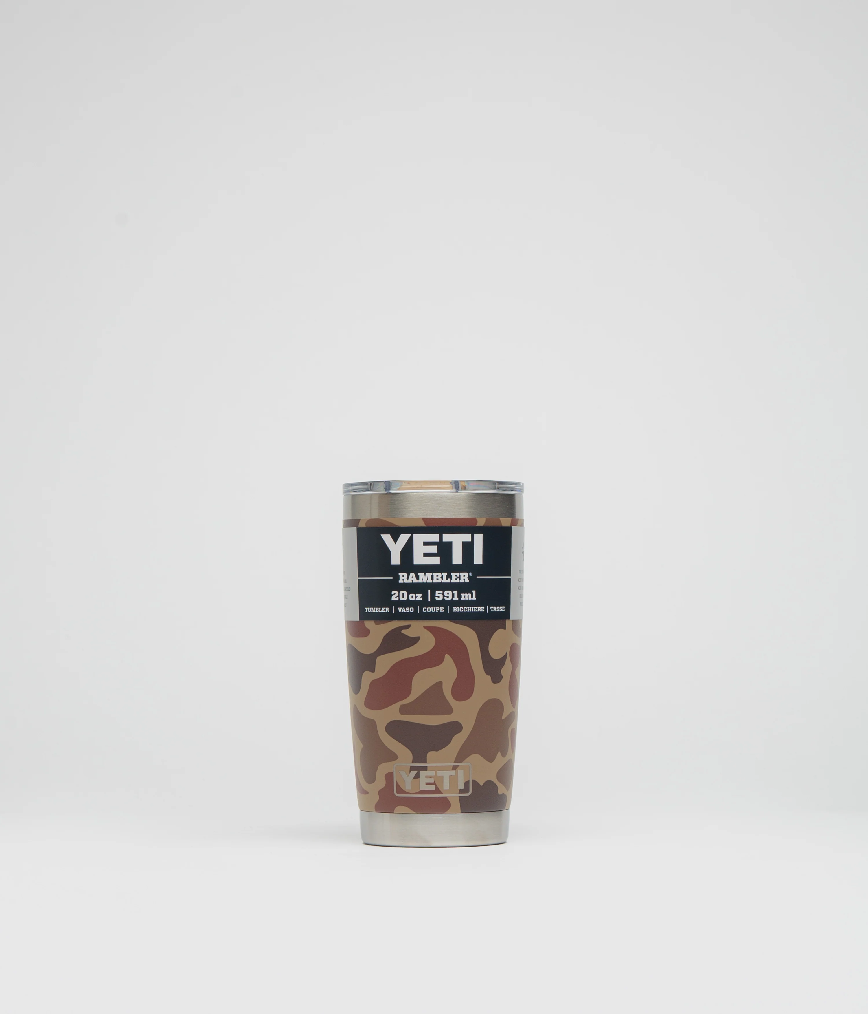 Yeti Rambler Tumbler 20oz - Wetlands Camo