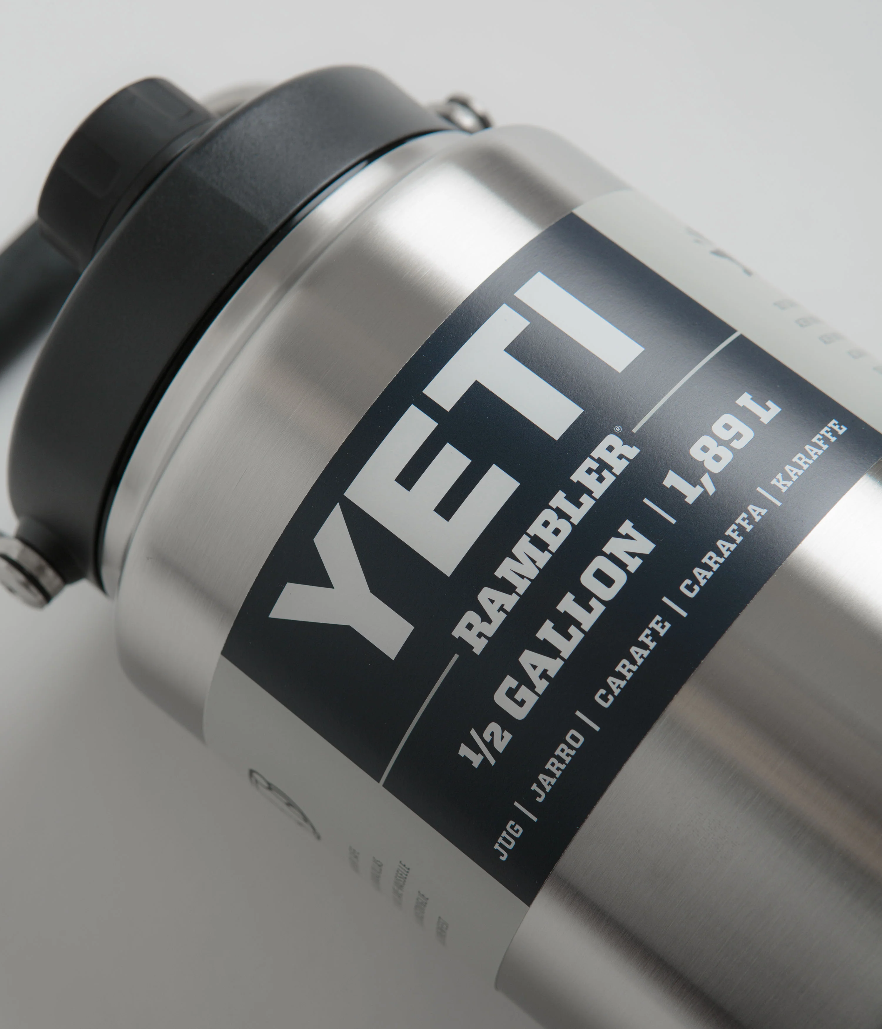 Yeti Rambler Jug 1/2 Gallon - Stainless Steel - Image 2