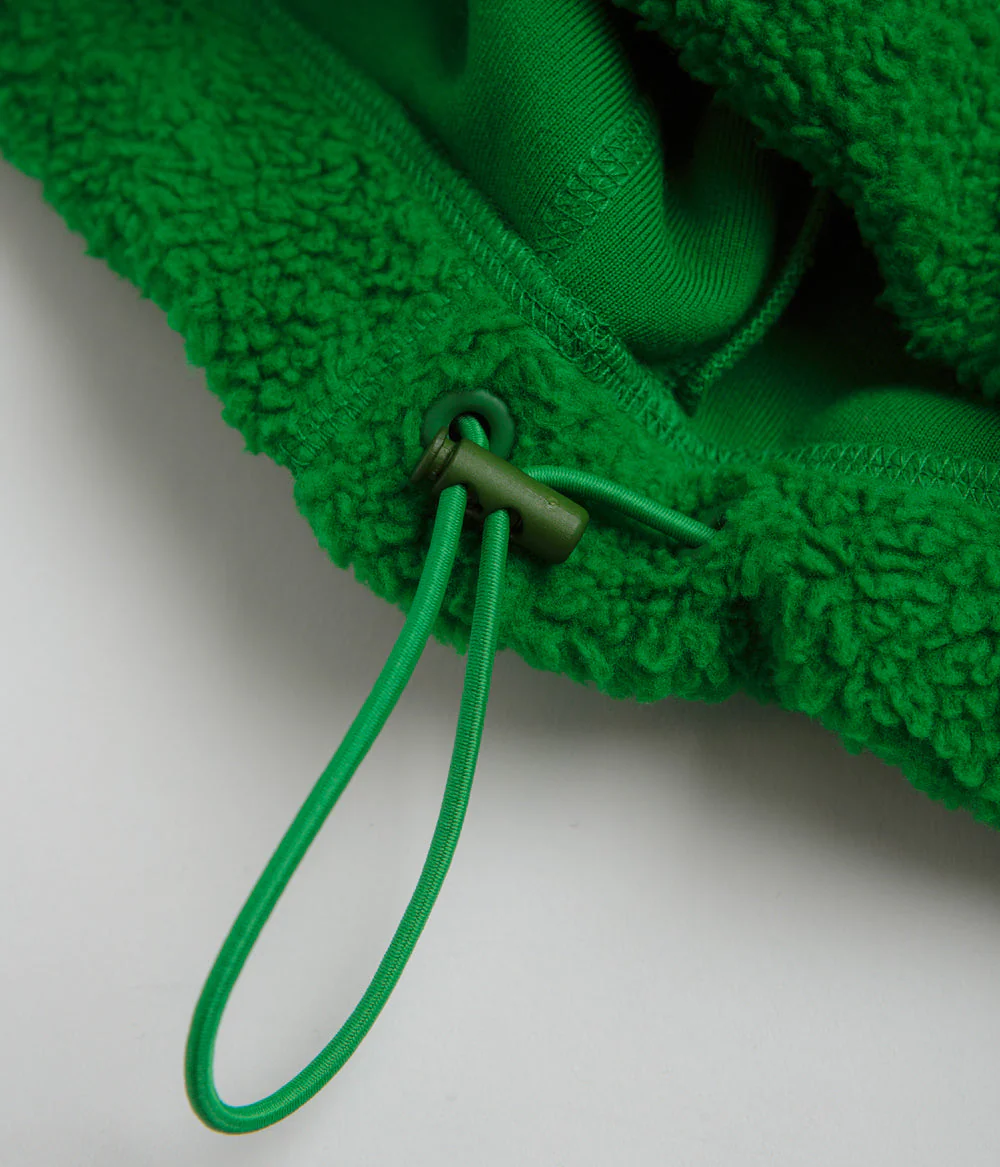 YMC Aaron Zip Fleece Jacket - Green - Image 7